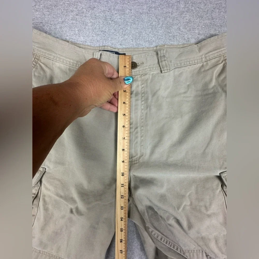 Vintage Polo Ralph Lauren 67 Chino Cargo Shorts Mens Size 36x Tan‎ Khaki Y2K 90s